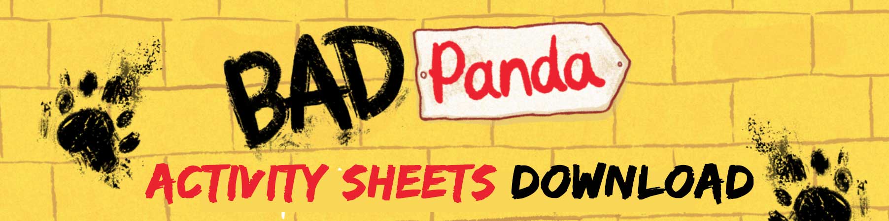 Bad Panda Activity Sheet Download